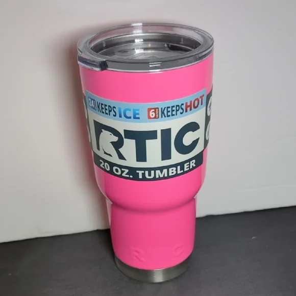 RTIC Hot Pink 20 oz Tumbler new - Picture 2 of 4